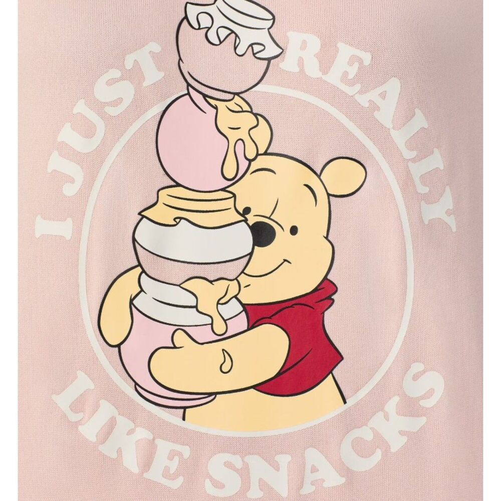 NEW Pink Sz XL (16/18) Stretchy WINNIE THE POOH Comfy Pajama Lounge Set DISNEY - Picture 4 of 5